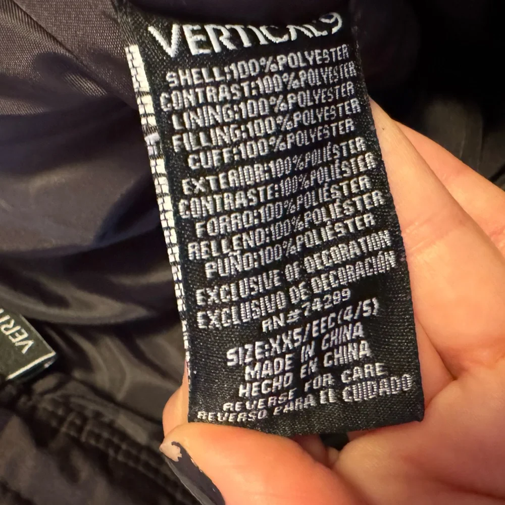 Vertical 9 Snow Pants Kids size XXS/ 4/5 solid black boys or girls kids‎